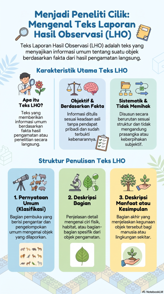 mengenal teks laporan hasil observasi