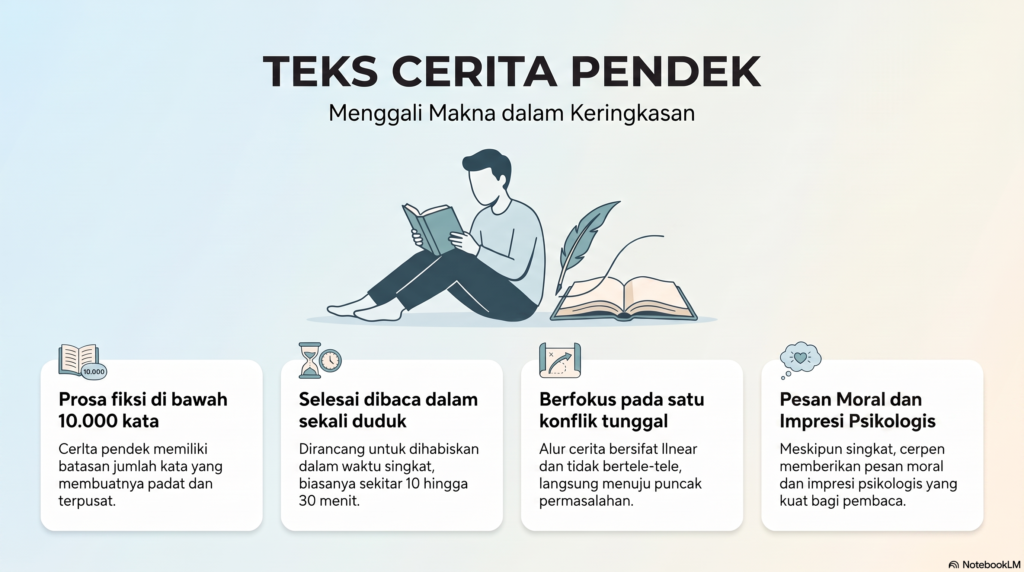 karakteristik utama teks cerita pendek