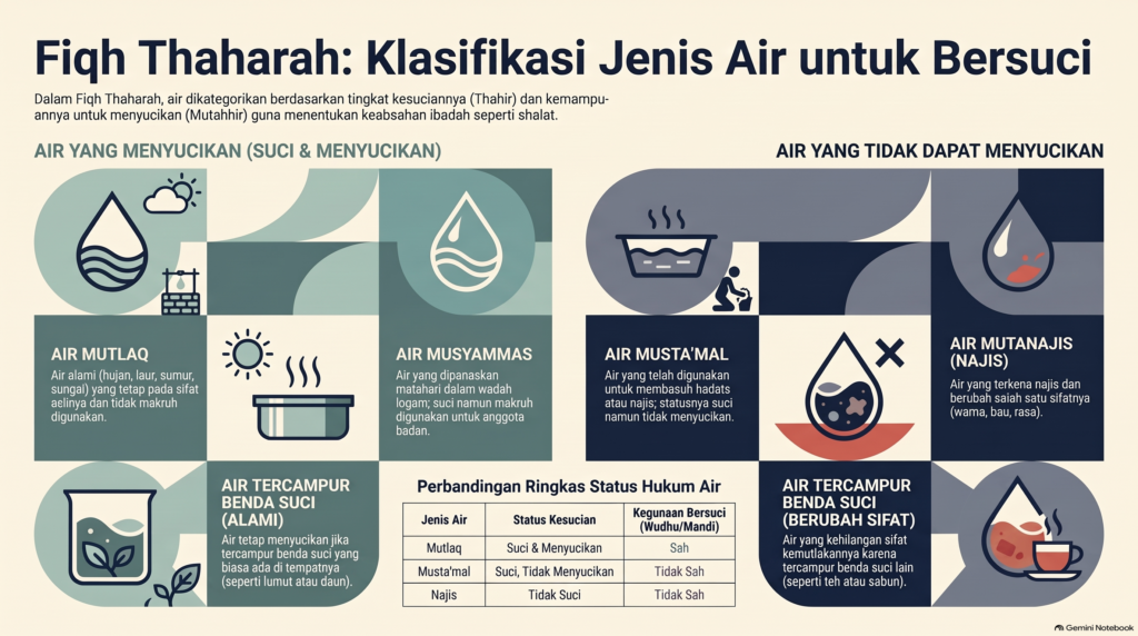 klasifikasi jenis air bersuci